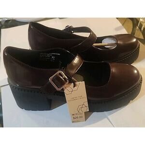 Madden NYC Lug MaryJane Women's Size 9 Chunky Platform Heel goth